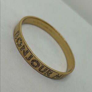 Kate Spade Gold Bonjour Monsieur Bracelet